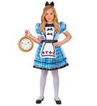 Alice In Wonderland Jurk Blauw Meisje