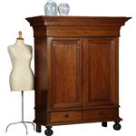 Kleine pastoorskast in warme kleur eikenhout ca 1700 (No.351925)