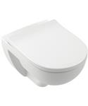 Toilet Villeroy & Boch O.novo compact Combipack me Zitting 49x36x35 cm TwistFlush Wit Alpine