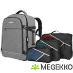 Manhattan 440370 notebooktas 43,9 cm (17.3 ) Rugzak Grijs