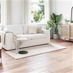 vidaXL Nep Konijnenbont Tapijt Olite Crème 100 x 200 cm Polyester