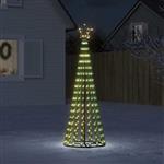 vidaXL LED-kerstboom 275 LEDs warm wit 180 cm