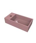 Fontein Arcqua Flair 36x18x9 cm met Kraangat Links Mat Roze