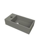 Fontein Arcqua Flair 36x18x9 cm met Kraangat Links Mat Beton