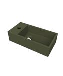 Fontein Arcqua Flair 36x18x9 cm met Kraangat Links Mat Groen
