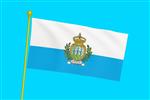 Vlag San Marino 300x450 cm