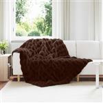 vidaXL Neppels Konijnenbont Deken Olite Kameel 150 x 220 cm Polyester