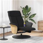 vidaXL Massage Recliner Stoel Zwart 79 x 87 x 104.5 cm Stof