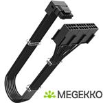 Akasa G-Nexus PX24 12+4-pin 8 x 3-pin Zwart