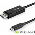 StarTech.com USB-C naar DisplayPort 1.4 kabel bidirectioneel 2 m
