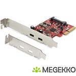 StarTech.com 2-poorts PCIe USB 3.1 kaart 2x USB-C USB 3.1 Gen 2 tot 10 Gbps