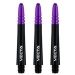 Winmau Vecta Black & Purple Shafts