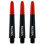 Winmau Vecta Black & Red Shafts