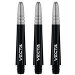 Winmau Vecta Black & Silver Shafts
