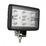 LED werklamp | 6 watt | 720 lumen | 12-24v | Floodbeam zwart | 7451BM