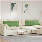 vidaXL Sofa Kussens 2 stuks Lichtgroen 120 x 40 cm Cordstof