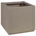 vidaXL Bloembak Licht Bruin 36 x 36 x 35 cm Kunststof