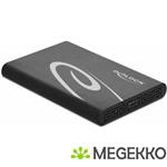 Delock 42610 externe behuizing voor 2,5  SATA HDD/SSD met SuperSpeed USB 10 Gbps (USB 3.1 Gen 2)