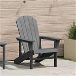 vidaXL Adirondack-stoel Lichtgrijs 82 x 74 x 92 cm HDPE