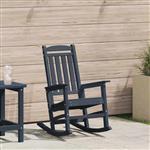 vidaXL Tuin Schommelstoel Marineblauw 92 x 70 x 108cm HDPE