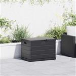 vidaXL Tuinopslagdoos Antraciet 77,5 x 54,5 x 53 cm Kunststof