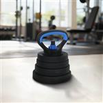 vidaXL 4-in-1 Halterset Zwart en Blauw 121 x 19,5 x 19,5 cm