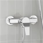 vidaXL Douchemengkraan Chroom G 1 / 2 inch Koper