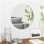 vidaXL Wandspiegel Rond Ø 40 cm gehard glas