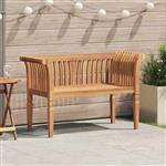 vidaXL Bank Bruin 127,5 x 52 x 80 cm Massief teakhout