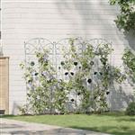 vidaXL Tuinhek 3 pcs Groen 112 x 40 cm Staal