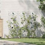 vidaXL Tuinhek 3 pcs Groen 112 x 40 cm Staal