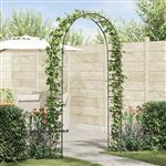 vidaXL Tuin Boog Bloemen Zwart 115 x 37 x 231 cm
