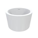 Vrijstaand Bad Best Design Zen Rond 104x67,5 cm Glans Wit