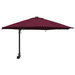 vidaXL Tuinparasol Bordeaux Rood 248 x 248 x 148 cm Polyester en staal