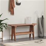 vidaXL Bank Naturel 100 x 30 x 50 cm Massief gerecycled hout