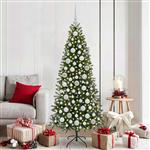 vidaXL Kerstbal Set met 300 LED 120 pcs Wit Kunststof