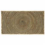 vidaXL Vloerkleed Natuurlijk en Zwart 60 x 110 cm Jute