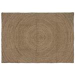 vidaXL Vloerkleden Grijs 140 x 200 cm Jute