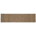 vidaXL Vloerkleden Grijs 80 x 400 cm Jute