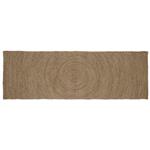 vidaXL Vloerkleden Grijs 80 x 250 cm Jute