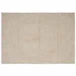 vidaXL Vloerkleden Rechthoekig Natuurlijk en Wit 200 x 290 cm Jute