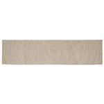 vidaXL Vloerkleden Rechthoekig Natuurlijk en Wit 80 x 400 cm Jute