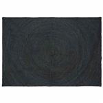 vidaXL Vloerkleden Rechthoekig Donkergrijs 240 x 340 cm Jute