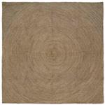 vidaXL Vloerkleden Vierkant Grijs 240 x 240 cm Jute