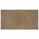 vidaXL Vloerkleden Rechthoekig Grijs 100 x 200 cm Jute