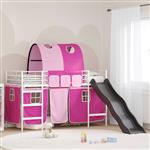 vidaXL Wit en Roze 99,5 x 190 cm