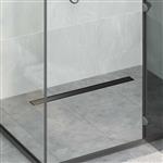 vidaXL Doucheafvoer 2-in-1 met 360° Sifon Zwart 80 cm