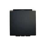 Deksel Inbouwstekkerdoos Vierkant Zwart