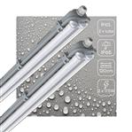 2 PACK - LED's Light LED TL dubbel armatuur 120 cm - Compleet met 2 LED TL buizen 120 cm - 4320lm