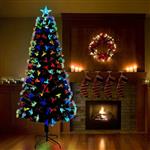vidaXL Kunstkerstboom met 250 LED met standaard Groen 210 cm PVC
